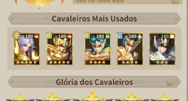 Conta Level 132 Saint Seiya Legends