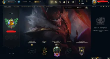 Conta League of Legends Full Acesso - 157 Champs e 110 Skins