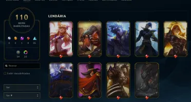 Conta League of Legends Full Acesso - 157 Champs e 110 Skins
