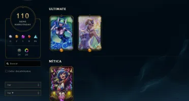 Conta League of Legends Full Acesso - 157 Champs e 110 Skins