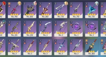[NA] Conta Ar 53 7 pers 5* + 3 Armas 5* e XIAO