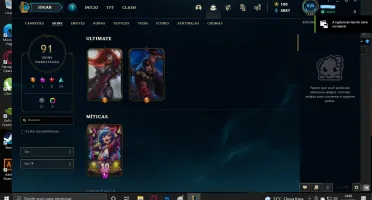 CONTA GOLD LEAGUE OF LEGENDS