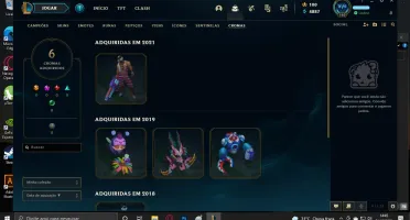 CONTA GOLD LEAGUE OF LEGENDS