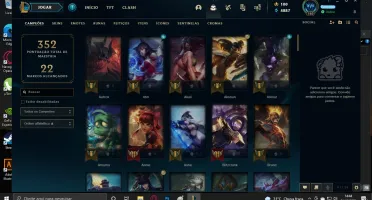 CONTA GOLD LEAGUE OF LEGENDS
