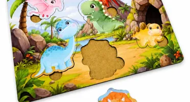 Jogo de Encaixe Dinossauros Baby Personalizado