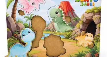 Jogo de Encaixe Dinossauros Baby Personalizado