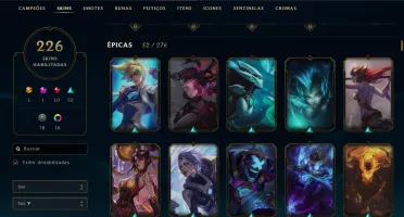 CONTA LEAGUE OF LEGENDS - DIAMANTE