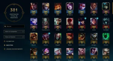 CONTA LEAGUE OF LEGENDS - DIAMANTE