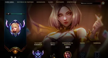CONTA LEAGUE OF LEGENDS - DIAMANTE