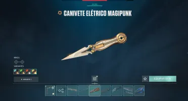 Karambit Rgx 11z Pro. Conta com várias skins elo Bronze 1