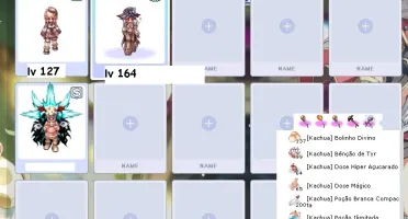 Arcana lv 164, mestre estelar 127 THOR com muitos itens