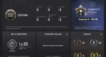 Conta Pubg com 3 progressiva