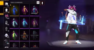 Vem Nela  Conta Antiga Id 9, Skin Do Samurai, Cabelo Rosa.