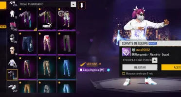 Vem Nela  Conta Antiga Id 9, Skin Do Samurai, Cabelo Rosa.