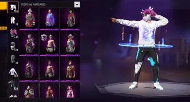 Vem Nela  Conta Antiga Id 9, Skin Do Samurai, Cabelo Rosa.