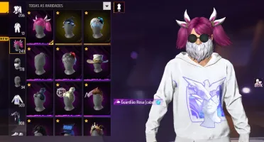 Vem Nela  Conta Antiga Id 9, Skin Do Samurai, Cabelo Rosa.