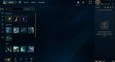 Smurf GOLD V - 70% de WIN Rate - 24 Campeões + Espólios