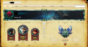 Conta League of Legends DIAMOND IV com bom mmr +30 champs