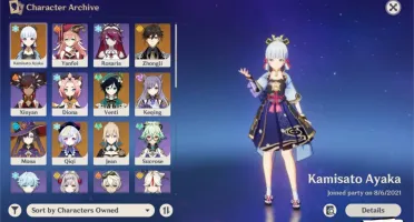 Genshin Impact Ayaka, Zhong Li, Kequing, etc.