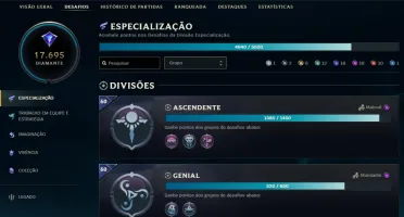 Conta Mestre - 516 skins