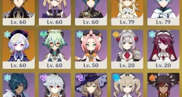 Genshin Impact AR55 NA Zhongli Venti Albedo Qiqi LostPrayers