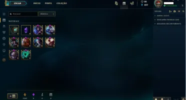 Conta League of Legends - Platina IV