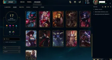 Conta League of Legends - Platina IV