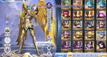 Saintseiya Awakening A-135 + 1255 Gemas Avançadas