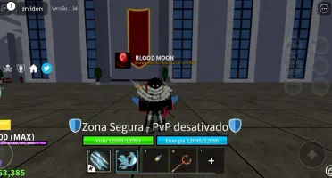 Conta Roblox focada em King Legacy e Blox Fruits