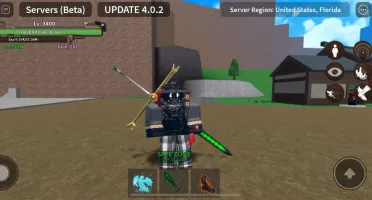 Conta Roblox focada em King Legacy e Blox Fruits