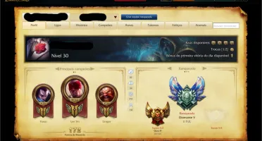 Conta no LOL D5 [94 SKINS] [11 PÁGINAS DE RUNA]