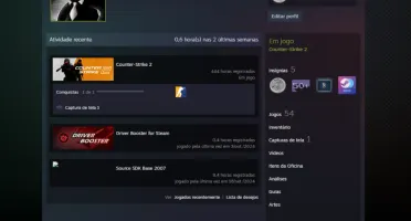 Conta Cs 2 - Prime - 5 Medalhas + Jogos
