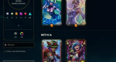 Conta Lol - Todos Os Campeões + 173 Skins - Full Acesso