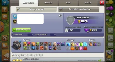 CLASH OF CLANS CV 9 LVL 95