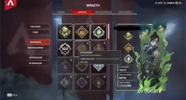 CONTA APEX LVL 322 |101 SKINS LENDÁRIAS |HERANÇA BLOOD
