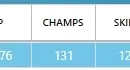 CONTA LVL 30 131 CHAMP +120 SKIN