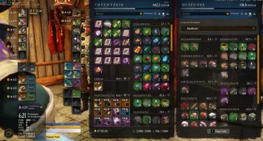 CONTA NEW WORLD LV60 FULL LENDARIO GS625 PVP E PVE DEVALOKA