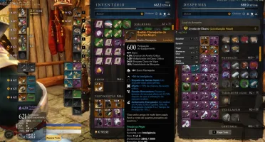CONTA NEW WORLD LV60 FULL LENDARIO GS625 PVP E PVE DEVALOKA
