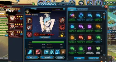 Conta Naruto Online 69K de Fc Top D+