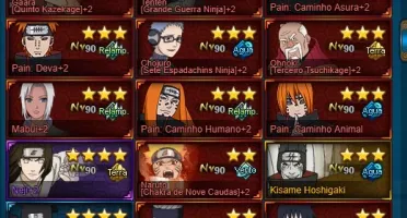 Conta Naruto Online 69K de Fc Top D+