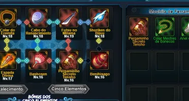Conta Naruto Online 69K de Fc Top D+