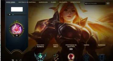 CONTA PLATINA / SKIN COM BORDA EXCLUSIVA