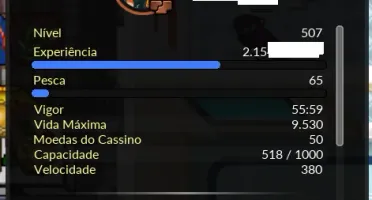 Conta PXG, Gardenstrike lvl 510 com shiny Charm