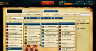 Conta no LOL 128 Champs 246 Skins