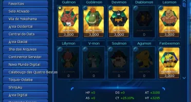 Conta LADMO Servidor Omegamon(Com ZEED e OX)