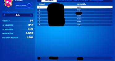 Conta de Fortnite Criada no final da season 1