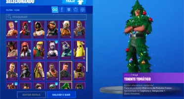 Conta de Fortnite Criada no final da season 1