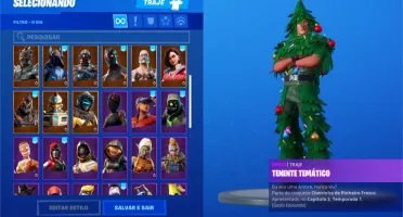 Conta de Fortnite Criada no final da season 1