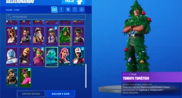 Conta de Fortnite Criada no final da season 1