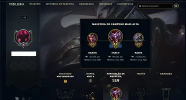 Conta afundada pra smurfar no ferro. 50 champs 17 skin.